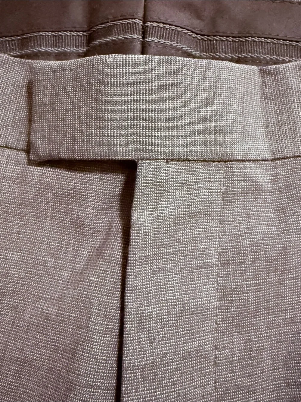 Banana Republic Men’s Slim Fit Dark Gray Wool Blend Pleated Dress Pants 36W